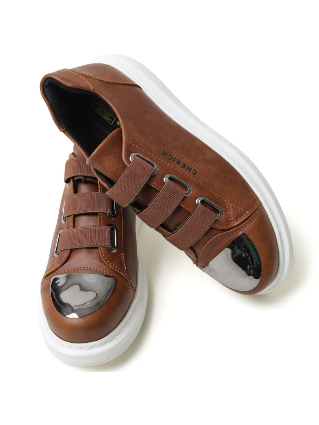 Luiz X Tawny Temptation slip-on sneaker in brown by Apollo Moda, view 5