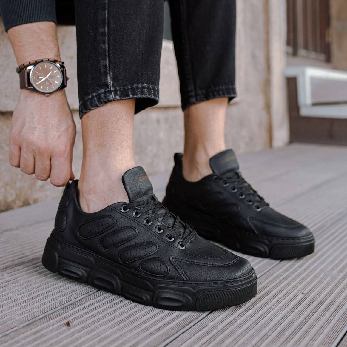 Low Top Casual Sneakers for Men by Apollo Moda | Tulum Midnight Edition